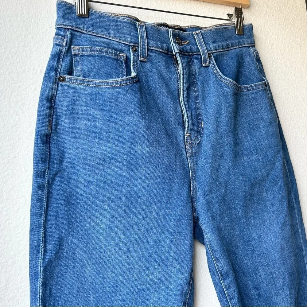 Veronica Beard Blue Alenah Slim Straight Jean in Midmorning Sun Sz 27
